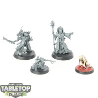 Genestealer Cults - 4 Broodcoven - teilweise bemalt