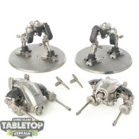 Imperial Knights - 2 Armiger Helverins - teilweise bemalt