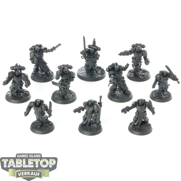 Black Templars - 10 Primaris Crusader Squad - grundiert