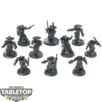 Black Templars - 10 Primaris Crusader Squad - grundiert