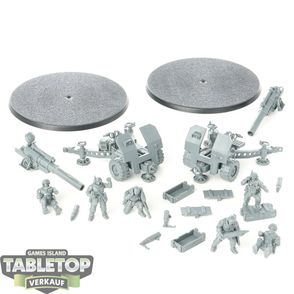 Astra Militarum - 2 Field Ordnance Battery - teilweise gebaut