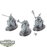 Orruk Warclans - 3x Gore-gruntas - unbemalt
