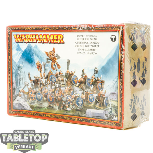 Dwarfen Mountain Holds - 16 Dwarf Warriors - Originalverpackt / Neu