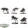 Space Wolves - 5 Fenrisian Wolves - grundiert