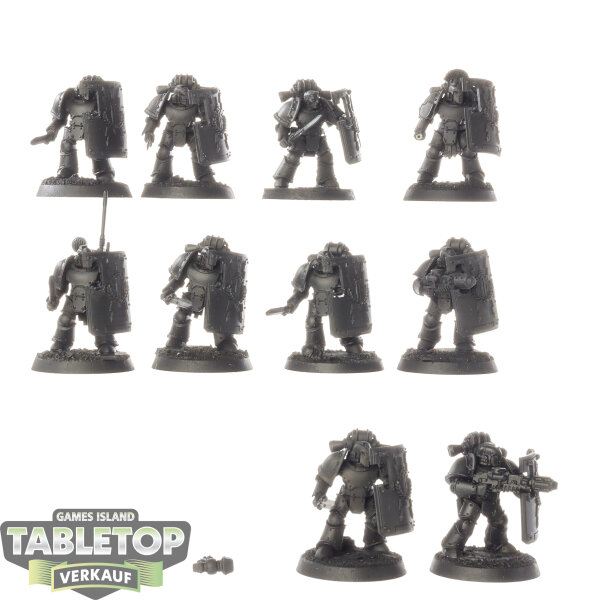 Horus Heresy - 10 Ultramarines Legion Breacher Siege Squad - grundiert