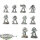 Horus Heresy - 10 Ultramarines Legion MKIII Tactical Squad classic - teilweise bemalt
