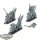 Dark Angels - 3 x Ravenwing Black Knights - unbemalt