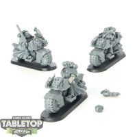 Dark Angels - 3 x Ravenwing Bike Squadron - unbemalt