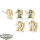 Dark Angels - 5 x Deathwing Knights - teilweise bemalt