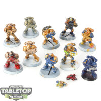 Space Marines - 10 Tactical Squad klassisch - teilweise...