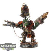 Orks - Warboss Eigenbau - bemalt