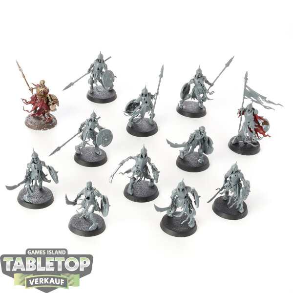 Soulblight Gravelords - 12x Deathrattle Skeletons - teilweise bemalt