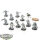 Astra Militarum - 10 Cadian Shock Troops classic - teilweise bemalt