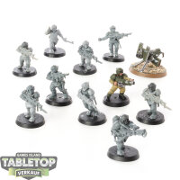 Astra Militarum - 10 Cadian Shock Troops classic -...