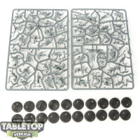 Skaven - 20 Clanrats - im Gussrahmen