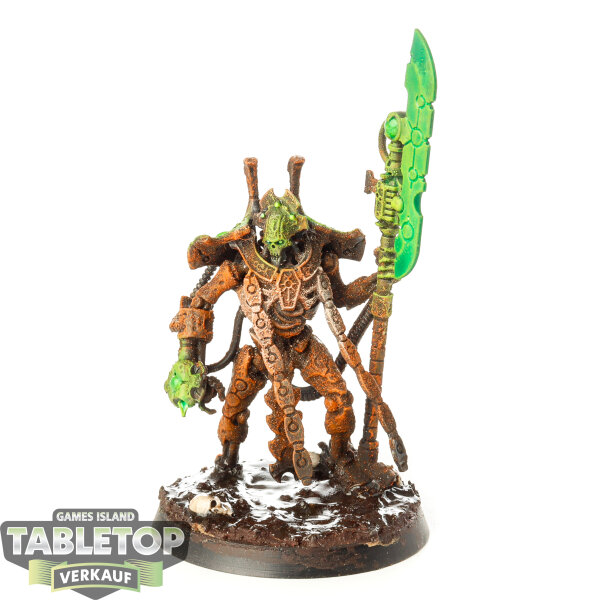 Necrons - Overlord with Tachyon Arrow - teilweise bemalt