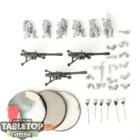 Astra Militarum - 3 Heavy Weapons Squad - teilweise bemalt