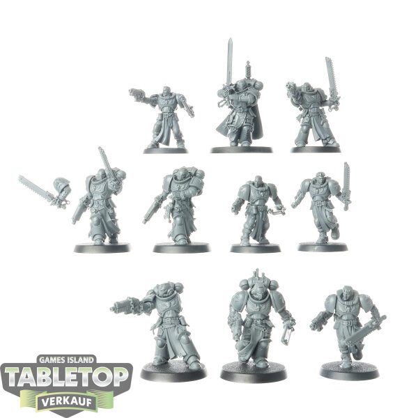Black Templars - 10x Primaris Crusader Squad - unbemalt