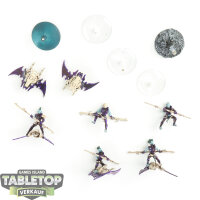 Drukhari - 5x Hellions - teilweise bemalt