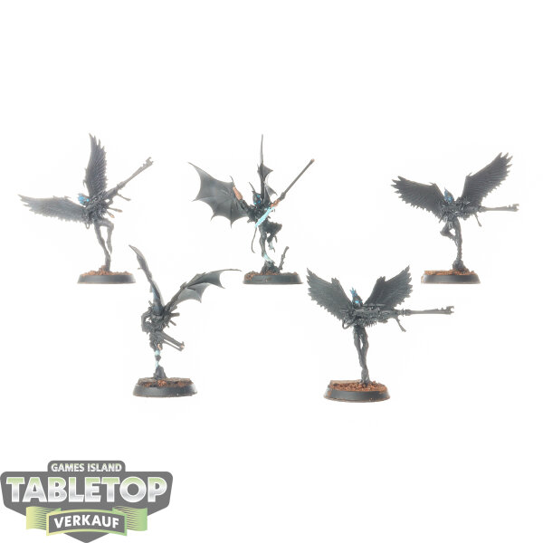 Drukhari - 5x Scourges - teilweise bemalt
