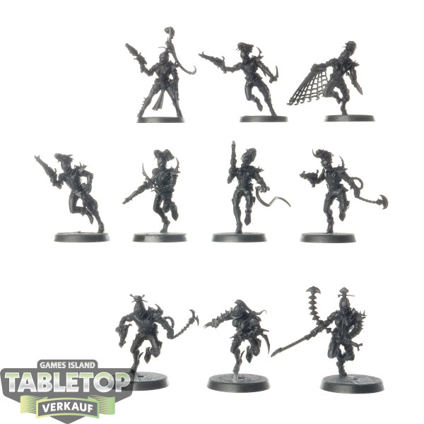 Drukhari - 10x Wyches - grundiert
