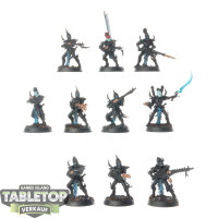 Drukhari - 10x Kabalite Warriors - teilweise bemalt