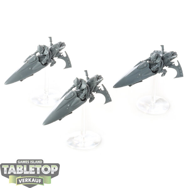 Aeldari - 3 Windriders - unbemalt