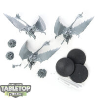 Seraphon - 3x Ripperdactyl Riders - unbemalt
