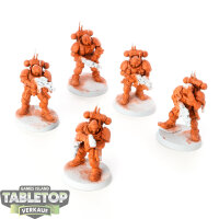 Space Marines - 5x Infiltrator Squad - teilweise bemalt