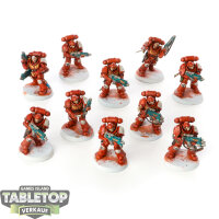 Space Marines - 10x Intercessor Squad - bemalt