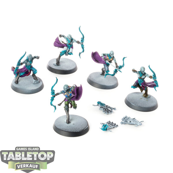 Idoneth Deepkin - 5 Namarti Reavers - bemalt