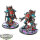 Chaos Knights - 2x War Dog Karnivores - bemalt