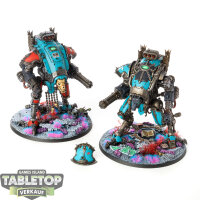 Chaos Knights - 2x War Dog Brigands - bemalt