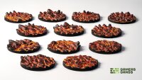 GamersGrass - Battle Ready Toppers - Molten Lava - Round 25mm (12x)
