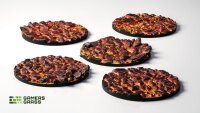 GamersGrass - Battle Ready Toppers - Molten Lava - Round 40mm (5x)