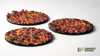 GamersGrass - Battle Ready Toppers - Molten Lava - Round 50mm (3x)