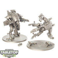 Chaos Knights - 2 War Dog Brigands - grundiert