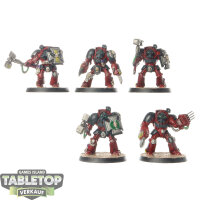 Space Marines - 5 Terminator Assault Squad classic - bemalt