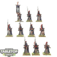 Dark Elves - 10 Black Guard - bemalt