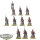 Dark Elves - 10 Black Guard - bemalt