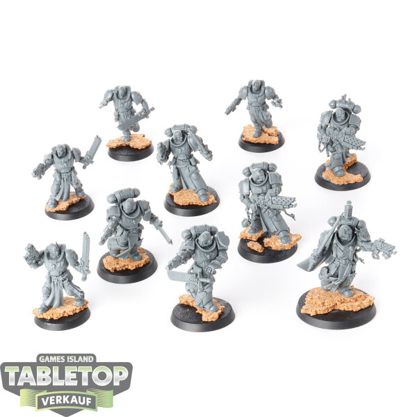 Black Templars - 10 Primaris Crusader Squad - unbemalt