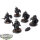 Black Templars - 5 Sword Brethren - grundiert