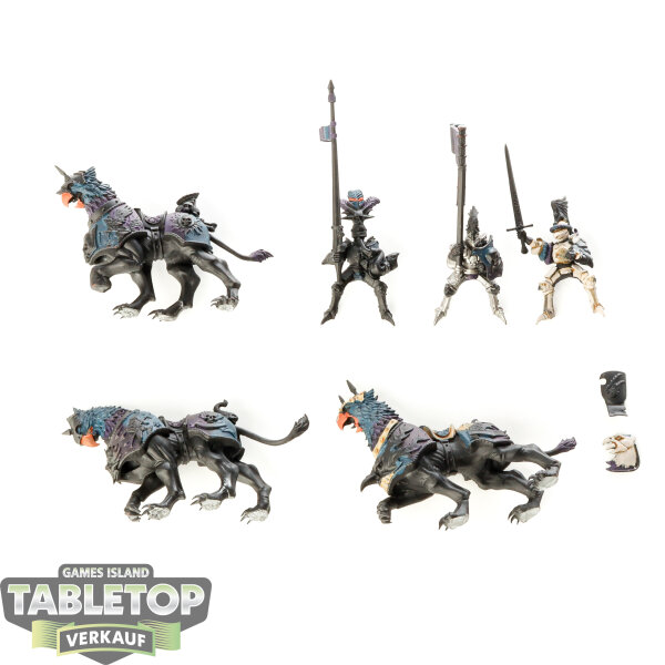 Empire of Man - 3x Demigryph Knights - teilweise bemalt