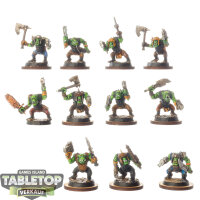 Orks - 11x Ork Boyz - bemalt
