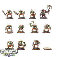 Orks - 11x Ork Boyz - bemalt