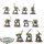 Orks - 11x Ork Boyz - teilweise bemalt