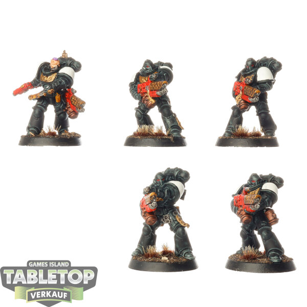 Space Marines - 5 Infernus Squad - bemalt