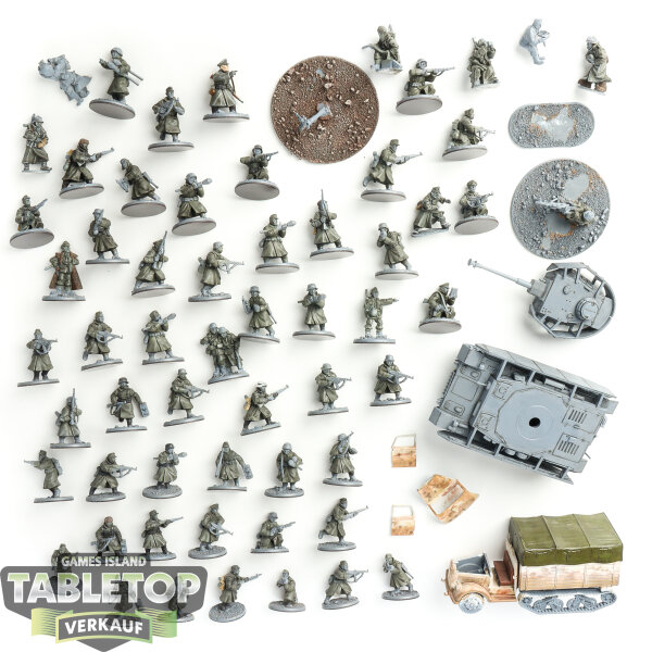 Bolt Action - German Heer (Winter) starter army - teilweise bemalt