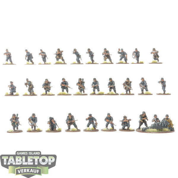 Bolt Action - 30x German Grenadiers - bemalt