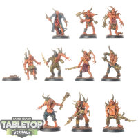 Death Guard - 10x Poxwalkers - bemalt